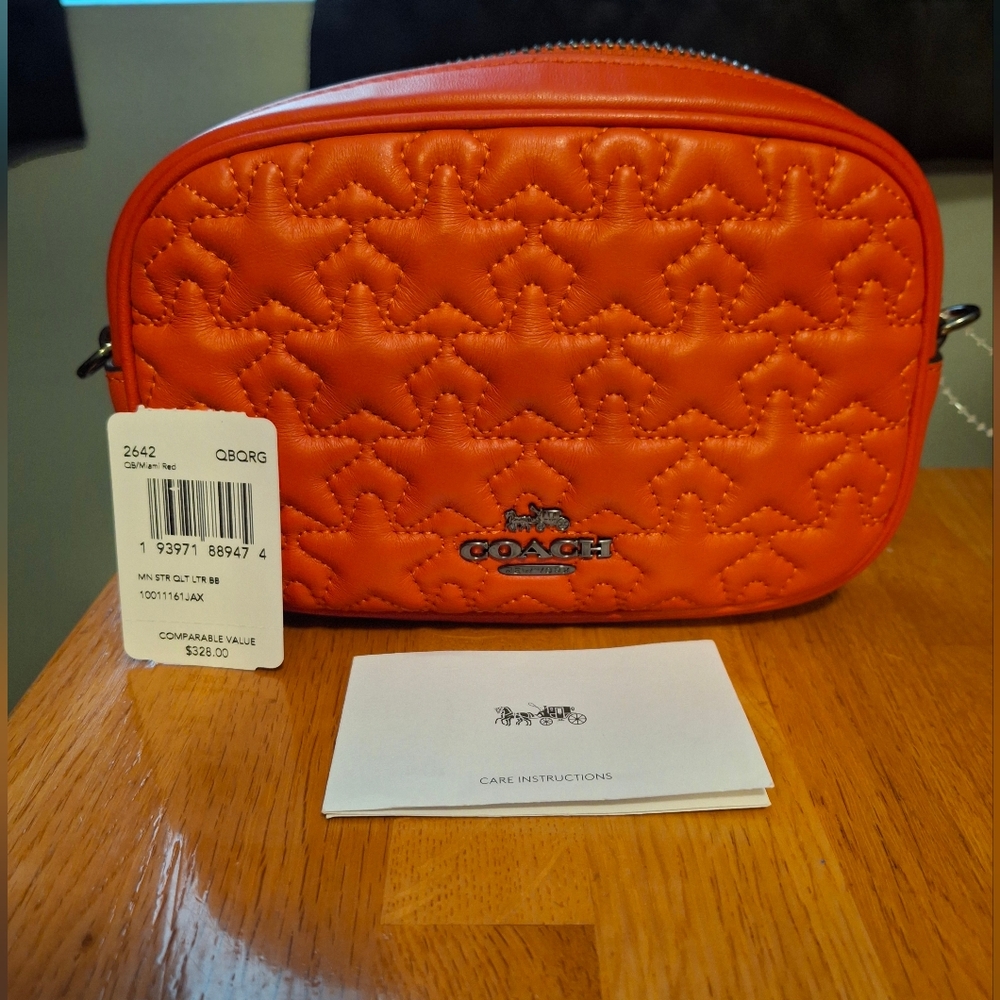 Coach Convertible Belt Bag With Mini Star Quilting